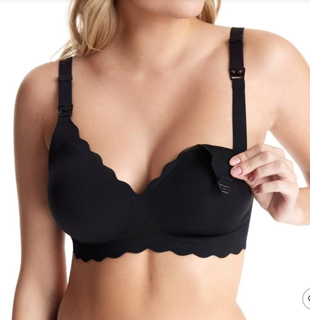 Momcozy Jelly Strip Nursing Bra Size Large Plus With Band Expander